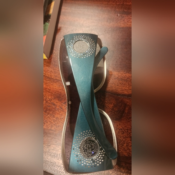 Versace Black and Silver Sunglasses - Picture 2 of 3